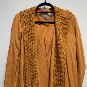 Evys Tree knit hooded cardigan